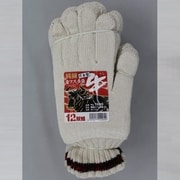 1100 純綿カフス手袋 うし 12双組