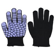 782-M Qフィッツカラーハンド 黒/ラベンダー M