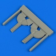 QIC48870 スピットファイアMk.I 着陸装置カバー タミヤ用 [1/48スケール ディティールアップパーツ]