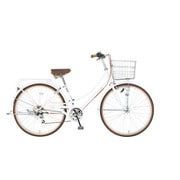 シティサイクル EAST BOY Casual BAA 26型 外装6段変速 ホワイト 19EB266CS-WT EAST BOY