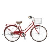 シティサイクル EAST BOY Casual BAA 26型 外装6段変速 レッド 19EB266CS-RD EAST BOY