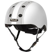 自転車ヘルメット ストライプ ディセントダブルグレイ マッド XL-XXL(58cm~63cm) 小中学生~大人(12歳以上) 安全規格 GSマーク