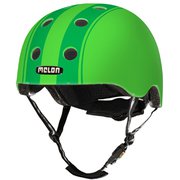 ストライプ ディセントダブルグリーン マッド M-L（52cm～58cm） 幼児～小学生・ジュニア（4歳～12歳） 安全規格 GSマーク [自転車ヘルメット]