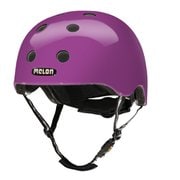 レインボー レインボーパープル ツヤあり M-L（52cm～58cm） 幼児～小学生・ジュニア（4歳～12歳） 安全規格 GSマーク [自転車ヘルメット]