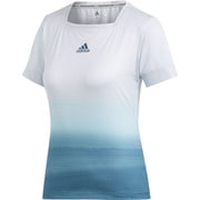 FRO04-DP0270-J/OT [TENNIS PARLEY TEE テニスウェア レディース OT(LL）サイズ ホワイト/ブルースピリットS11]