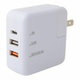 ACTYCQC3P [QC3.0対応 USB ＆ Type-C出力搭載 高出力 3ポートAC充電器 (最大4.8A出力)]