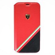 iPhoneXsMAX 本革手帳型ケース LB-TPUFCIPXSM-HU/D11-RD