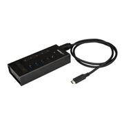 7ポートUSB 3.0ハブ USB Type-C接続 金属ケース USB-C - 5× USB-A/2× USB-C HB30C5A2CST