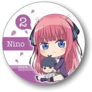 ぎゅぎゅっと缶バッチ 五等分の花嫁 中野 二乃 [キャラクターグッズ]