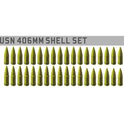 EPH MA35002 米海軍 406mm砲弾セット Mk.5 徹甲弾、Mk.8 徹甲弾、Mk.13 高性能爆薬弾 各12個入り [1/350スケール ディティールアップパーツ]