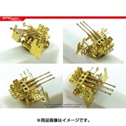 EPH PA35003 九六式 25mm 高角機銃 三連装 10個入り [1/350スケール ディティールアップパーツ]
