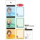 てくトコ3Pメモ帳 アイドルマスター シンデレラガールズ A [キャラクターグッズ]