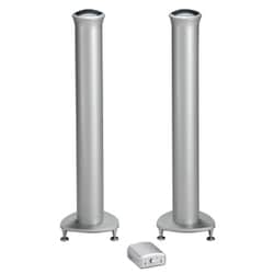 シロクマ タイムドメインライセンスモデルスピーカー SmartTower（スピーカー2本＋アンプセット） クリアシルバー TD-103