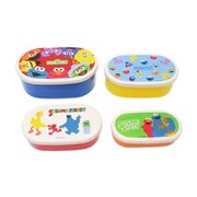 キャラクターグッズ SELC283 4Pランチボックス セサミストリート オールスターアップ
