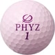 ゴルフボール PHYZ（ファイズ） 4ピース パールピンク 2019年モデル [1スリーブ 3球入]
