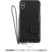rak-caxsm-blk [RAKUNI LeatherCase for iPhone XS Max Pure Black]