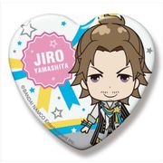 アイドルマスター SideM SideMini ハート缶バッジ グローリーモノクローム 山下次郎 [キャラクターグッズ]