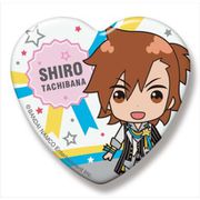 アイドルマスター SideM SideMini ハート缶バッジ グローリーモノクローム 橘 志狼 [キャラクターグッズ]