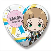 アイドルマスター SideM SideMini ハート缶バッジ グローリーモノクローム 姫野かのん [キャラクターグッズ]