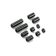 95481 アルミスペーサーセット 12/6.7/6/3/1.5mm 各2個 ブラック [ミニ四駆特別企画]