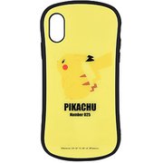 POKE-619YE [ハイブリガラスケース iPhone XS/X対応 ポケットモンスター イエロー]