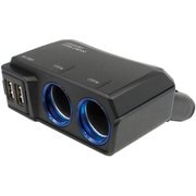 アングルUSBツインソケット デイレクション2.4A PF-342