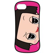 CH-01A [iPhone 8/7/6s/6 ハイブリッドガラスケース チコちゃんに叱られる！ アップ]