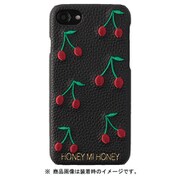 AB-0989-IP67-BLAK [iPhone 8/7/6s/6 刺繍ケース HONEY MI HONEY ハニーミーハニー Gizmobies ギズモビーズ cherry iPhonecase BLK]