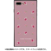 AB-0956-IP7P-LILA [iPhone 8 Plus/7 Plus スクエア型ガラスケース HONEY MI HONEY ハニーミーハニー Gizmobies ギズモビーズ PINK ROSE PINK]