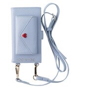 AB-0992-IP0X-PURP [iPhone XS/X 手帳型ケース HONEY MI HONEY ハニーミーハニー Gizmobies ギズモビーズ letter book iPhone case SAX]