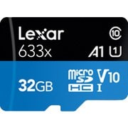 Lexar High-Performance 633x microSDHC UHS-I カード 32GB LSDMI32GBBAP633A