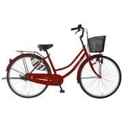 軽快車 26インチ  LEDブロックダイナモライト FS-B26W2-LED マルーン