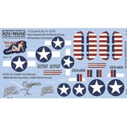 KW172191 1/72 WW.II アメリカ軍 B-25Dミッチェル Labor Pains ＆ Charmin Lady ノーズアート機デカール [プラモデル用品]
