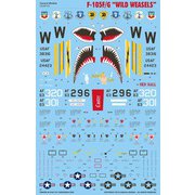 CD48143 1/48 アメリカ空軍 F-105F/G ワイルド・ウィーゼル デカール [プラモデル用品]