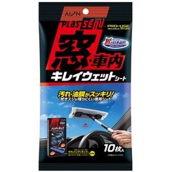 洗車用品 プラスセーヌ 窓・車内キレイウェットシート 10枚入 919W