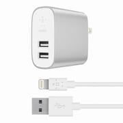 BOOSTCHARGE USB充電器 (2口/24W/ライトニングケーブル付き) F8J230dq04-SLV