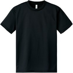 4.4oz ACT ドライTシャツ 00300CB 005_ブラック LLサイズ [半袖Tシャツ]