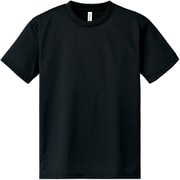 4.4oz ACT ドライTシャツ 00300CB 005_ブラック サイズ [半袖Tシャツ]