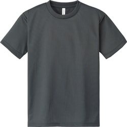 4.4oz ACT ドライTシャツ 00300CB 187_ダークグレー Mサイズ [半袖Tシャツ]