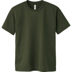 4.4oz ACT ドライTシャツ 00300CB 037_アーミーグリーン LLサイズ [半袖Tシャツ]