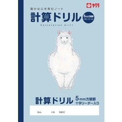 学習帳 計算ドリル 方眼罫 5ミリ NP100