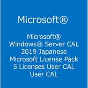 Windows Server CAL 2019 Japanese MLP 5 User CAL [ライセンスソフト]