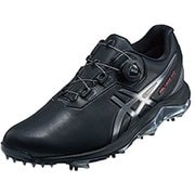 GEL-ACE PRO 4（ゲルエース プロ 4） ブラック×カーボン ソフトスパイクシューズ 24.5cm 3E相当 BOAダイヤル式 2019年モデル [ゴルフシューズ]