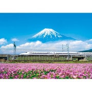 05-1016 れんげの花と富士山(静岡) [ジグソーパズル 500ピース（完成サイズ：38×53cm）]