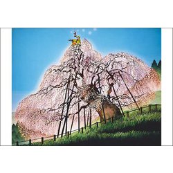 300-338 三春の滝桜 -福島- [ジグソーパズル 300ピース]