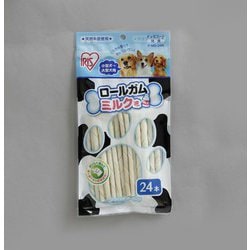 ロールガムミルク味 [犬用おやつ 24本 小型～大型犬用]