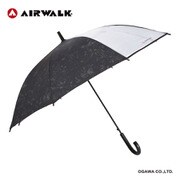 AIRWALK キッズ 長傘 ブラック AW-101-55A BK