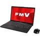 ノートパソコン LIFEBOOK AHシリーズ/15.6型ワイド/Corei7-8565U/メモリ 8GB/HDD 1TB/Blu-rayドライブ/Windows 10 Home 64ビット/Office Home and Business 2019/ブライトブラック FMVA53D1B