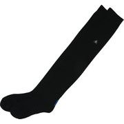 QGL0080 [抗菌防臭サイハイソックス レディース 22～24cm ブラック（N151）]