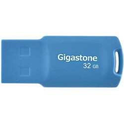 USBメモリー コンパクトタイプ USB2.0対応 32GB ブルー GJU2-32GQBL